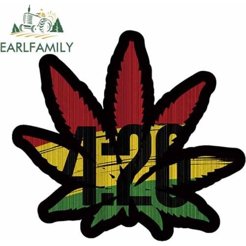 EARLFAMILY 13cm x 11.6cm for Maple Leaf Funny Decals Car Stickers Waterproof Vinyl Auto Laptop Trunk Decal Car Assessoires