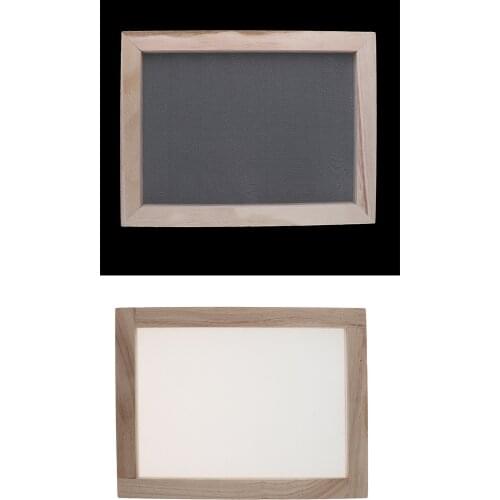 2 Pieces Economy Dip Handmolds for Paper Making,Wooden Paper Making Papermaking Mould Frame Screen Tool