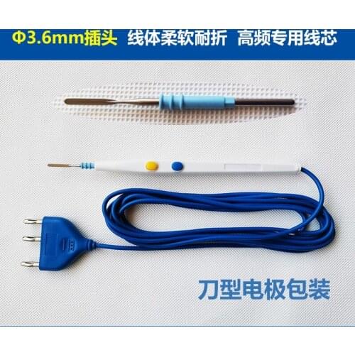 Frequency electric knife pen coagulator electrode pen medical electric knife pen connection line hand-controlled pen