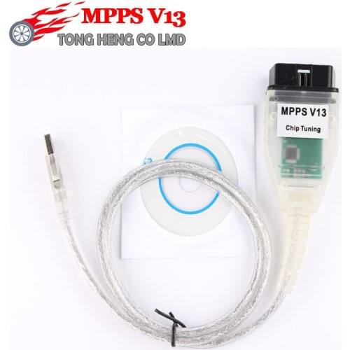 Best MPPS V13 K CAN Flasher Chip Tuning ECU Programmer Remap OBD2 OBDII Diagnostic USB Interface MPPS V13