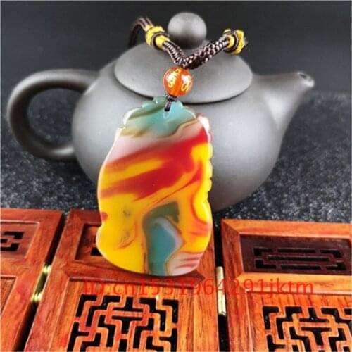 Charm Natural Jewelry Women Plum Hand Chinese Fashion Men Color Jadeite Necklace Blossom Gifts Vase Amulet for Pendant Jade