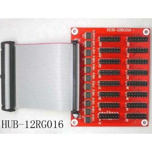 P10 Single&double colorLED display control card adapter plate ；Converter board HUB-12RG016