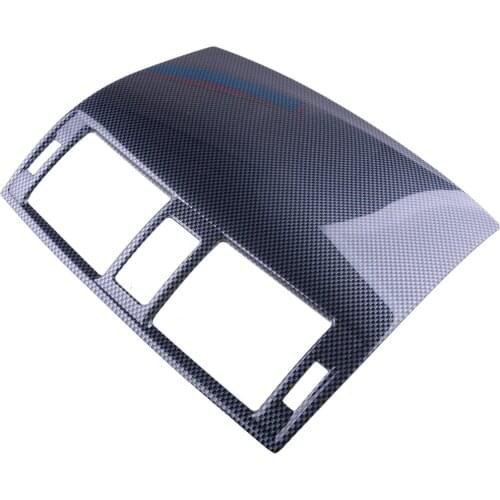 Carbon Fiber Texture Plastic Central Console Air Outlet Vent Cover Trim Fit For Toyota Corolla 2007-2009 2010 2011 2012 2013
