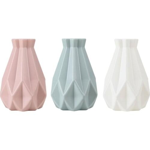 Plastic Vase Irregular Living Room Vase Thickened Material To Prevent Falling Off Resistant PE Vase Home Decoration Pendulum