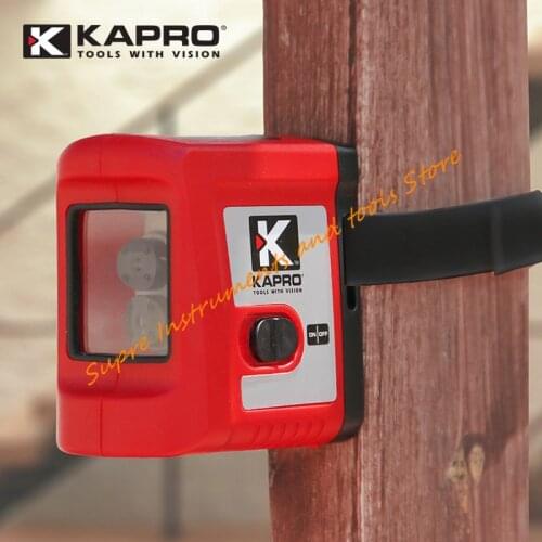 KAPRO Self-leveling 2 Line Red/Green Light Laser Level Meter With Magnet Cross Beam Professional High precision Laser Instrument