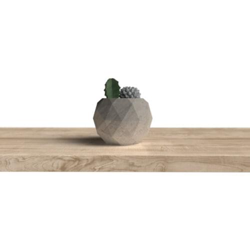 Silicone Mold Geodesic Sphere MEDIUM Reusable Candle Mold Concrete Mould Vase Molds CIQ,EEC,CE / EU PRZY Eco-friendly 001