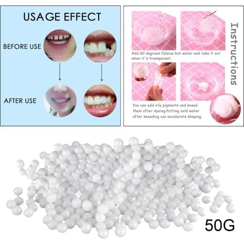 Replacement Thermal Fitting Beads Denture Temporary Tooth Repair Temporary Veneer Teeth Replacements Molding Beads