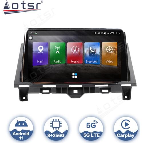 For Honda Accord 8 2008 - 2012 Android 10 Car Radio Multimedia Video Player Auto Stereo GPS Navigation Carplay AutoRadio 6+128G