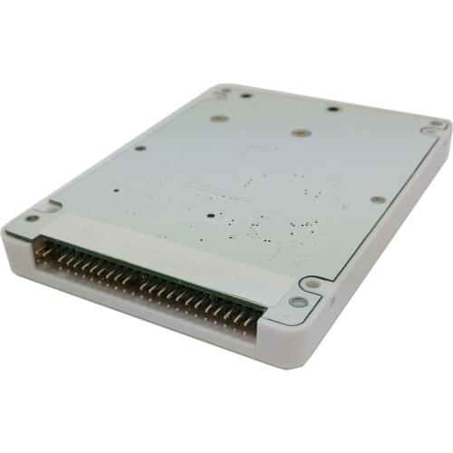 Cablecc mSATA mini PCI-E SATA SSD to 2.5 inch IDE 44pin Notebook Laptop hard disk case Enclosure White