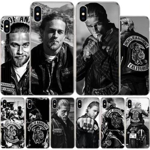 American TV Sons Of Anarchy Cover Phone Case For Apple iphone 11 12 Pro XR X XS Max 7 8 6 6S Plus + 7G 6G 5 SE 2020 Coque Popula