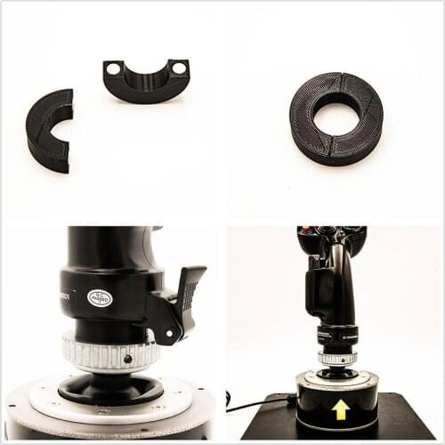 For Thrustmaster Hotas Warthog A-10C F/A-18C Anti-Breaking Support Bracket Replace Head