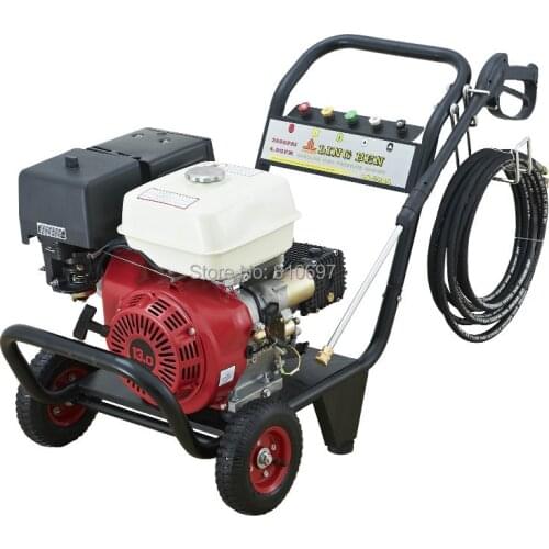 LB-250A/B/D 13HP gasoline/diesel high pressure washer 250Bar 15L/min car wash machine heavy duty industrial cleaning machine