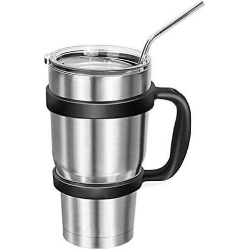 Reusable Drinking Straw Stainless Steel Metal Straws Set with Cleaner Brush for Coffee Ice Drink Tea Party Bar Accessories Tool