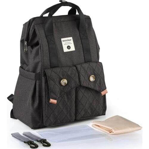 Fashion Mummy Maternity Nappy Bag Large Capacity Baby Bag Travel Backpack Designer Nursing Bag for Baby Care Outdoor Backpack