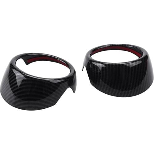 Car Door Handle Cover Trim for BMW MINI Cooper 3DR F56 Carbon Fiber Style Interior