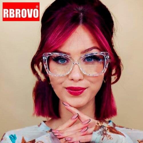 RBROVO 2021 Square Glasses for Women Classic Myopia Optical Photochromic Eyeglasses Frames Men Vintage Spectacles Frames