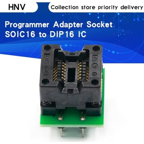 SOP16 TO DIP16 SOP16 turn DIP16 SOIC16 to DIP16 IC socket Programmer adapter Socket 150mil