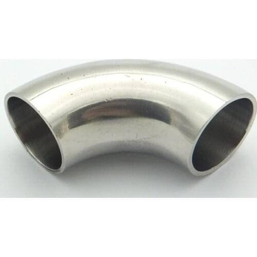 48mm OD 304 Stainless Steel Sanitary Weld 90 Degree Elbow Pipe Fitting For Home Brew Homebrew Wine Beer Brewing