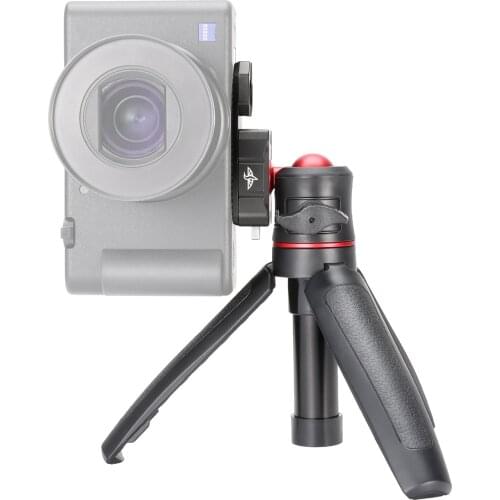 Ulanzi 2-in-1 Quick Release Selfie Stick Camera Tripod for phone 28cm 1.5KG Payload with Ball Head Smartphone Photo Studio