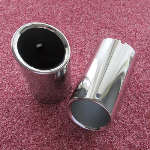 Exhaust Tailpipe Part Fit For Volvo XC60 S60 2011 2012 013 Accessories Muffler Tail Rear Pipe Silencer Cover Trim
