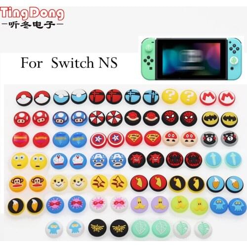 2pcs Silicone Grip Caps Accessories for Nintend Switch Joycon Cap Protective Case for NS Gamepad Joystick Controller