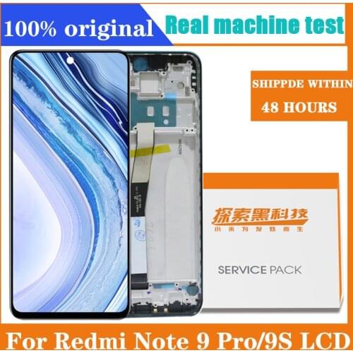 6.67'' Display Replacement For Xiaomi Redmi Note 9s LCD Touch Screen Digitizer Assembly For Redmi Note 9 Pro Display
