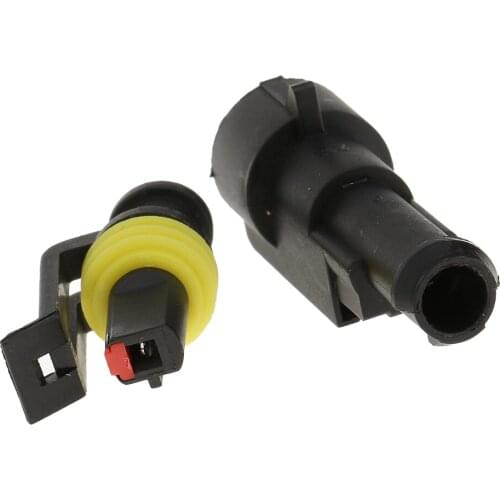 10-Kit 1 2 3 4 6 Pin Waterproof Electrical Connectors Set Superseal Car Boat