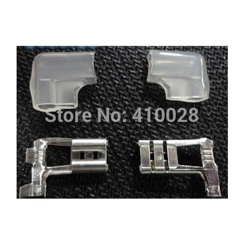 200sets 4.8mm 4.8 flag bend Crimp Terminal Female Spade Connector