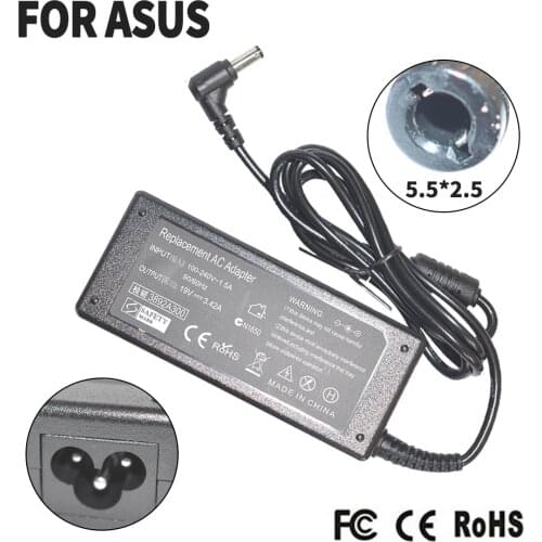 65W 19V 3.42A 5.5mm 2.5mm AC Power Adapter For Toshiba For Satellite P300 L450 M800 L670D C660 L650 A300 L700 A500 L655 charger