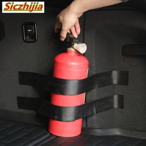 Car trunk fire extinguisher fixing strap for Hyundai ix35 iX45 iX25 i20 i30 Sonata,Verna,Solaris,Elantra,Accent,Veracruz