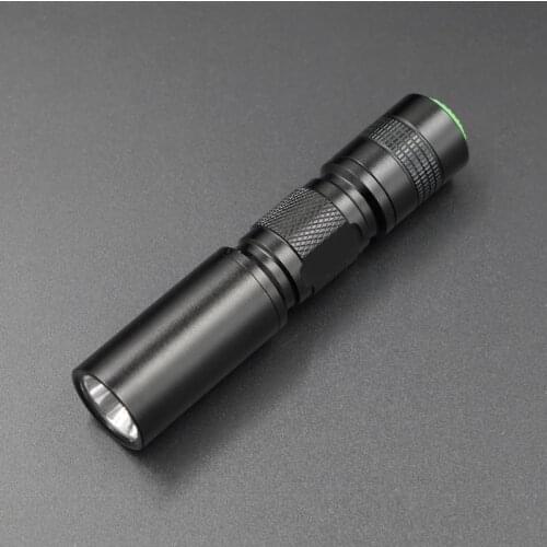 C3 mini flashlight cree XP G3 led pocket torch black Color waterproof camping light use AA 14500 battery