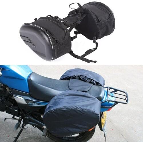 2020 New High Quality Waterproof Moto Tail Luggage Suitcase Saddle Bag Motorcycle Side Helmet Riding Travel Bags Without Plastic