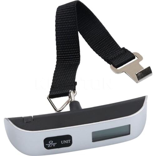 50Kg /10g Mini Hanging Scale Digital Luggag Scale Portable Travel Suitcase Bag Scale Weight Balance Electronic Kg Lb
