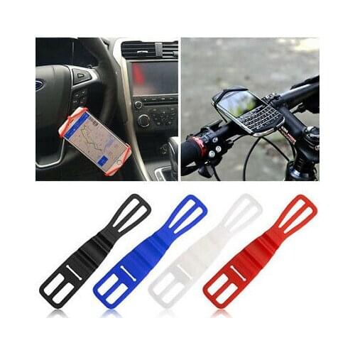 Smartphone mobile phone holder Bike handlebar holder spring silicone bicycle 99 S0307 sent from Italy