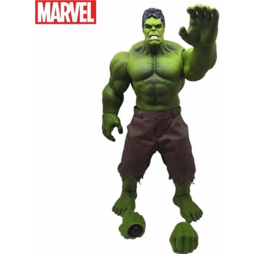 Marvel Hulk Action Figure 42CM PVC Collectible Model Toys Incredible Hulk Buster Hulkbuster Anime Figurine Brinquedos Doll