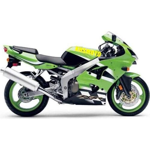Injection mold Fairing kit for KAWASAKI Ninja ZX6R 636 00 01 02 ZX 6R 2000 2001 2002 ABS Green Black Fairings set+gifts KG01