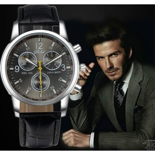 Top Brand Luxury Hot Mens Watches Fashion Leather Watches Elegant Sports Watch Male Clock Relogio Masculino Montre Homme Relojes