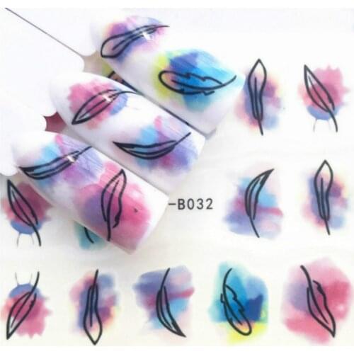 LOLEDE Colorful Feathers Nail Gel Nail Polish Nails Art Poly Nail Gel UV Off White Fashion Women Charm Nail Accessories 1013