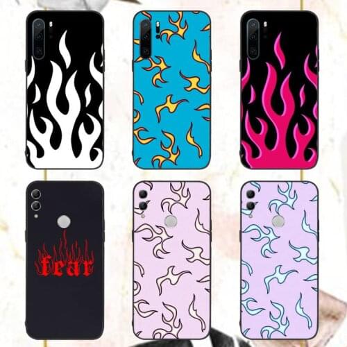 Flame Fire fashion prime Phone Case For Huawei Honor view P10 P20 P30 8x 8a 8c 9 9x 10 20 10i 20i lite 2019 plus pro P smart