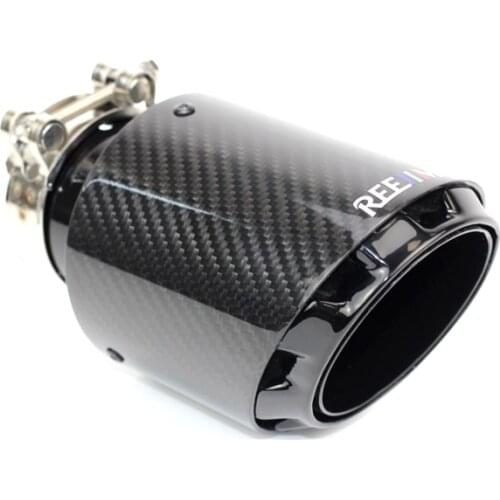 2020 NEW Model Universal Carbon fiber Exhaust Tip Black exhaust tips
