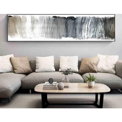 New Chinese Brush Abstract Ink Canvas Painting Posters Wall Art Prints Pictures Bedroom Living Room Home Interior Decor Unframed