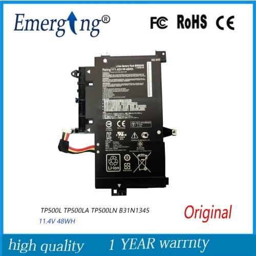 11.4V 48WH New Original Laptop Battery B31N1345 for ASUS TP500L TP500LA TP500LN