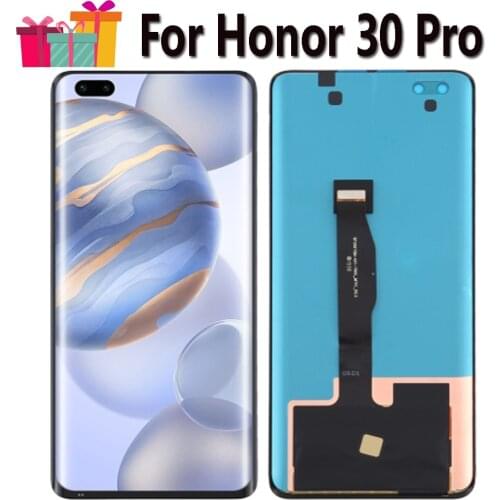 Original OLED Display Replace 6.57" For Honor 30 Pro EBG-AN00 LCD Touch Screen Digitizer Assembly