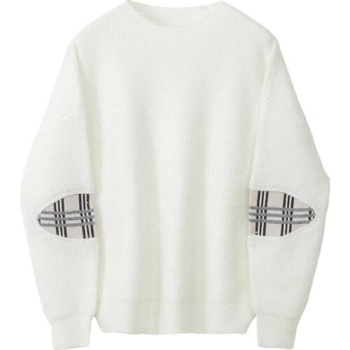 Autumn Winter Thick Sweater Women O Neck Long Sleeve Tassel Patchwork Korean Sweaters Female Loose Knitted Minimalist Pullover