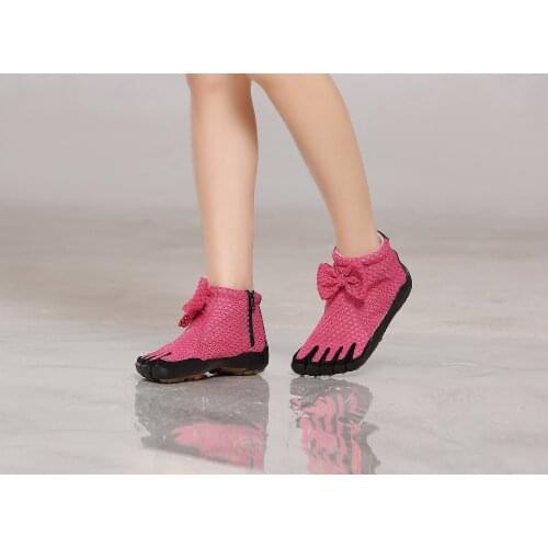 Autumn outdoor Womens high cut Five fingers shoes running shoes Breathable lightweight 5 toes Thick bottom sneakers 37-42