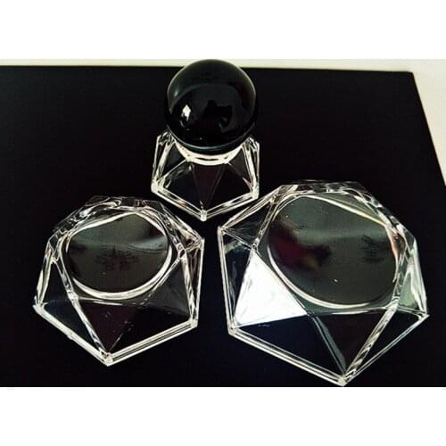 Transparent acrylic plastic bracket for crystal base ball towing chassis 1pc