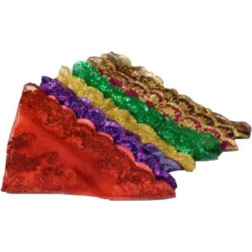 Mixed Color Silvery Halay Be Napkin 10lu wedding bride mariage хна henna