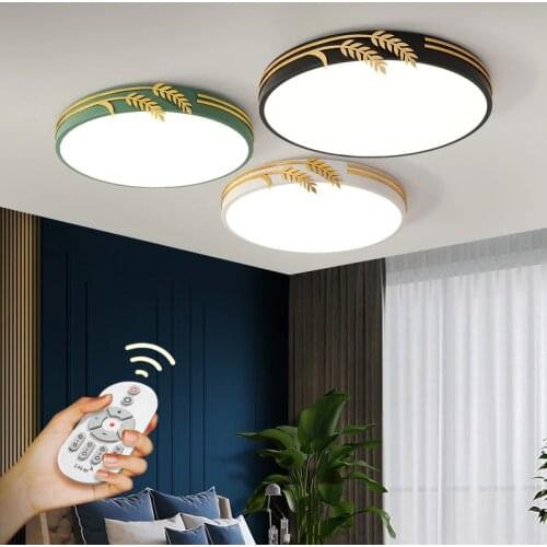 Modern led Ceiling light with remote control For Living Room Bedroom Kitchen Round Home ceiling lamp Fixp Fixtures Surface mount