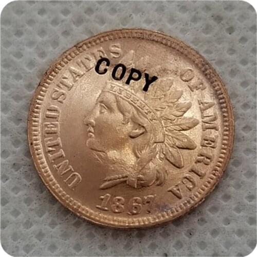 USA 1867 Indian Head Cent COPY COIN