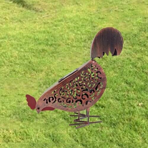 Outdoor Metal Solar Statue Garden Decor Yard Art for Lawn Backyard Patio Yard Wedding Décor Art Decoration Standing Art